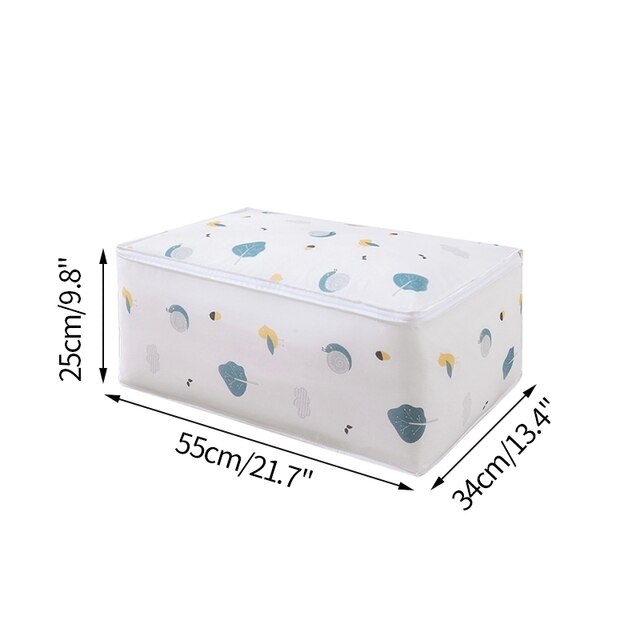 Home Closet Clothing Quilt Storage Bags Foldable Clothes Sweater Organizer Box Large Capacity Cabinet Container Sorting Pouch: snails S