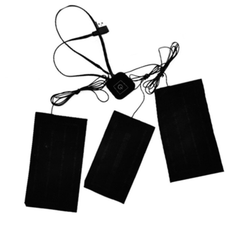 1 Set USB Electric Heated Jacket Heating Pad Outdoor Themal Warm Winter Heating Vest Pads For DIY Heated Clothing 3/5/6/8 Pads: A-3pcs set