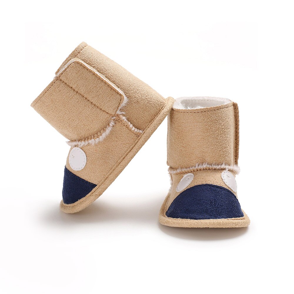 Novo inverno do bebê recém-nascido meninos meninas botas chinelos infantil macio anti deslizamento botas de neve sapatos 0-18m