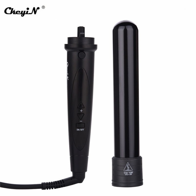 LCD Digital Perm Ceramic Hair Curler 19mm 32mm Large Waver Curly Hair Waver Roller Fast Heating Curling Iron Wand