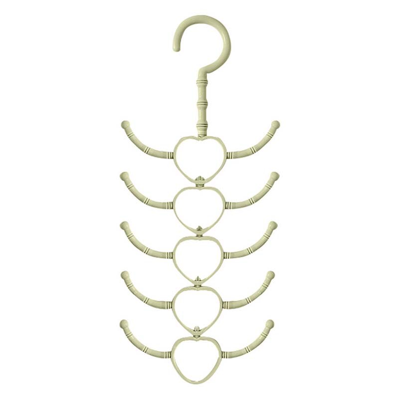 Multifunctionele 360 Graden Gedraaid Kleerhanger Tie Sjaal Riem Opbergrek Schoenen Droogrek Multifunctionele Opslag Hanger 1Pc: green