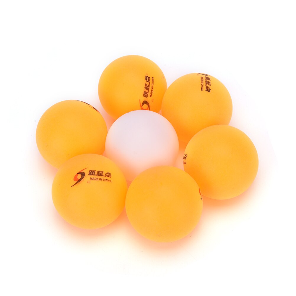 60pcs Practice Ping Pong Ball Table Tennis Balls for Advanced Training Orange/White Random