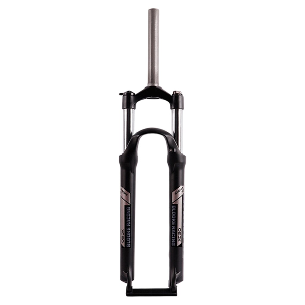 28.6mm MTB Bike Fork Front Fork Lockout Adjustment Forks Remote Lock Lockout Bicycle Shockproof Front Fork: 26inch Black