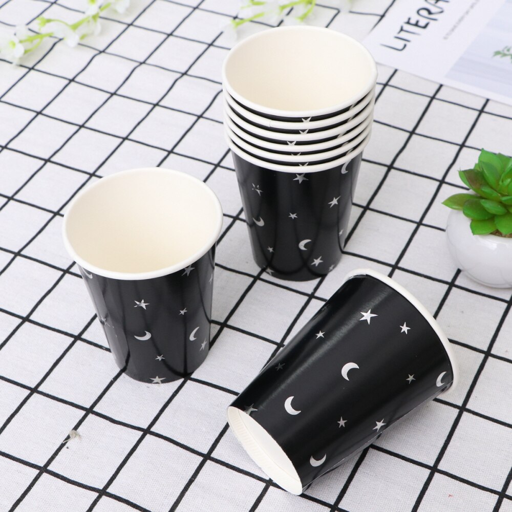 48pcs Disposable Paper Plates Party Supplies for Wedding Baby Shower Festival Birthday