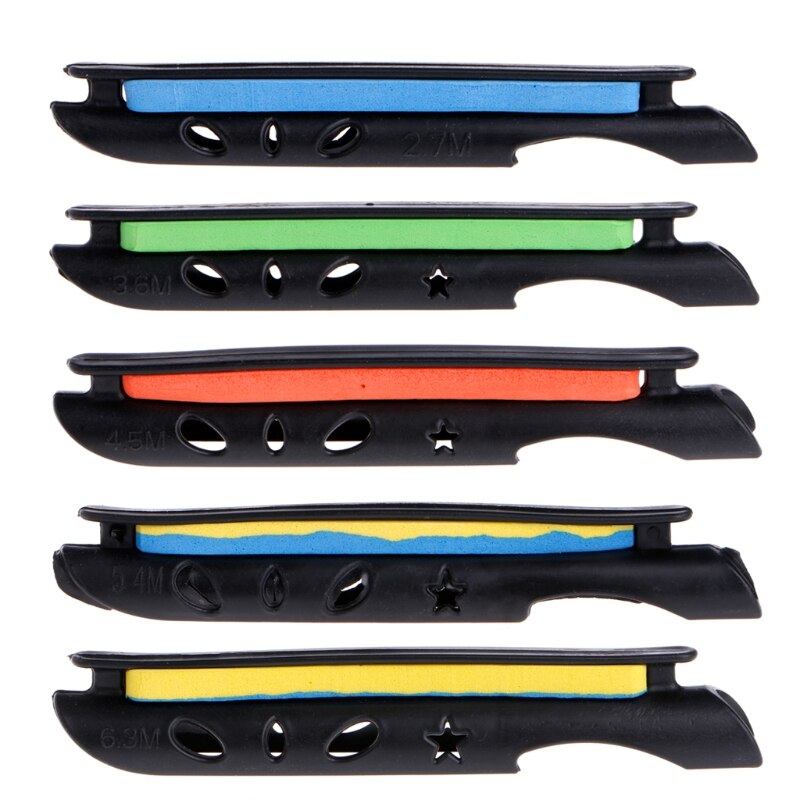 1 Pc Vissen Coiling Plaat Vis Lijn Bite Alarm Lip Grip Karper Houder Hengel Spoel Voeten Hand 2.7M 3.6M 4.5M 5.4M 6.5M