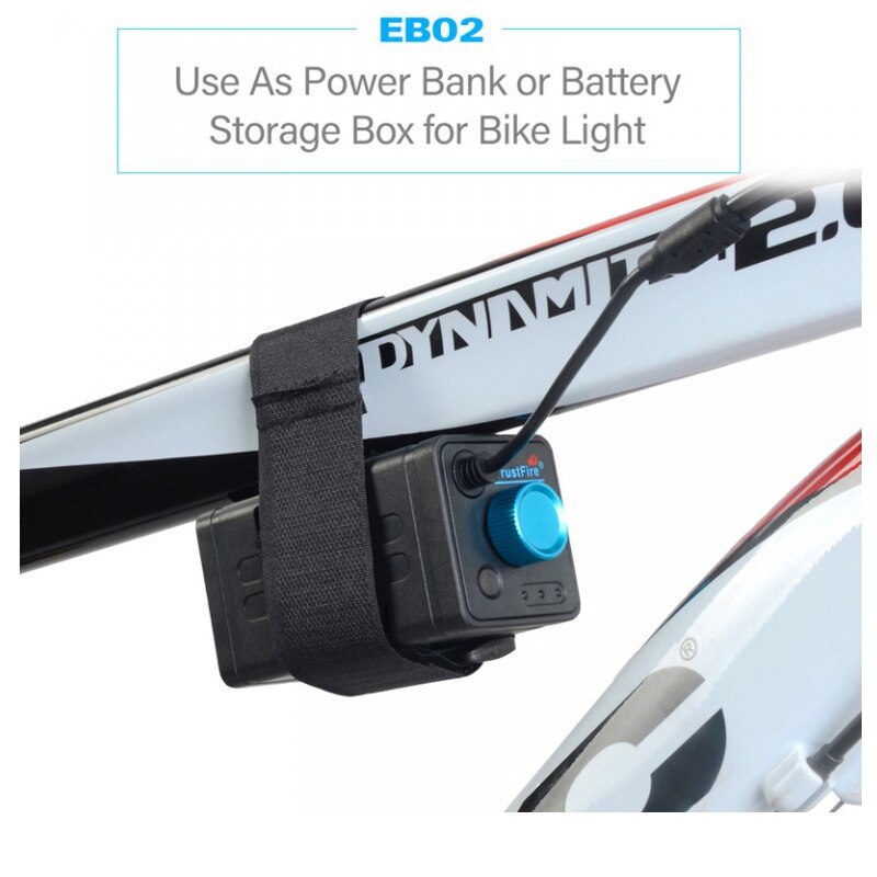 TrustFire EB02 Bicycle Mobile Power Box ( 4 x 18650 )