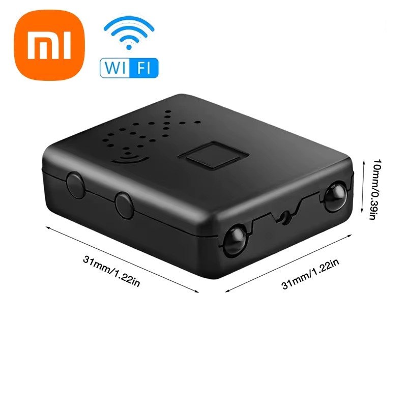 2025 Xiaomi MIJIA XD WiFi 1080P Full HD Câmera 2.4GHz Visão noturna Carro Monitoramento de segurança doméstica Gravador de vídeo de proteção doméstica: Branco