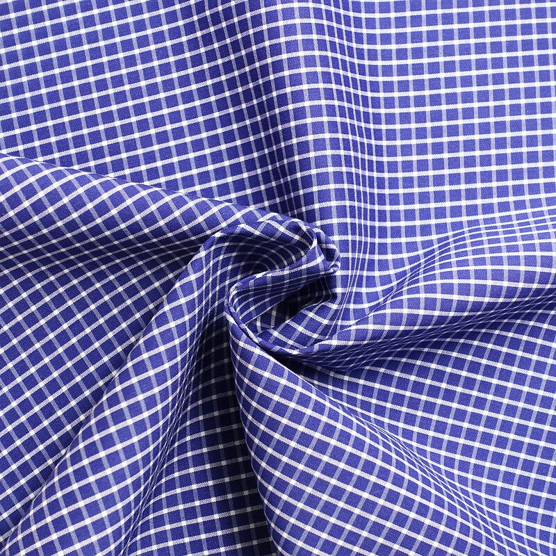 cotton-nylon coloured plaid garment shirt fabric Scottish plaid fabric