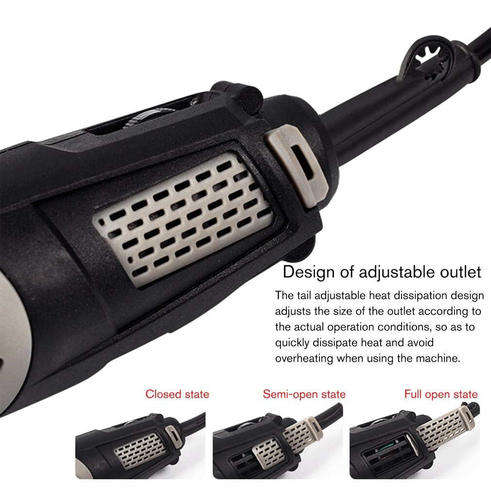 Variable Speed Rotary Tool Electric Tools 400W Mini Drill 6 Position for Rotary Tools Mini Grinding Machine