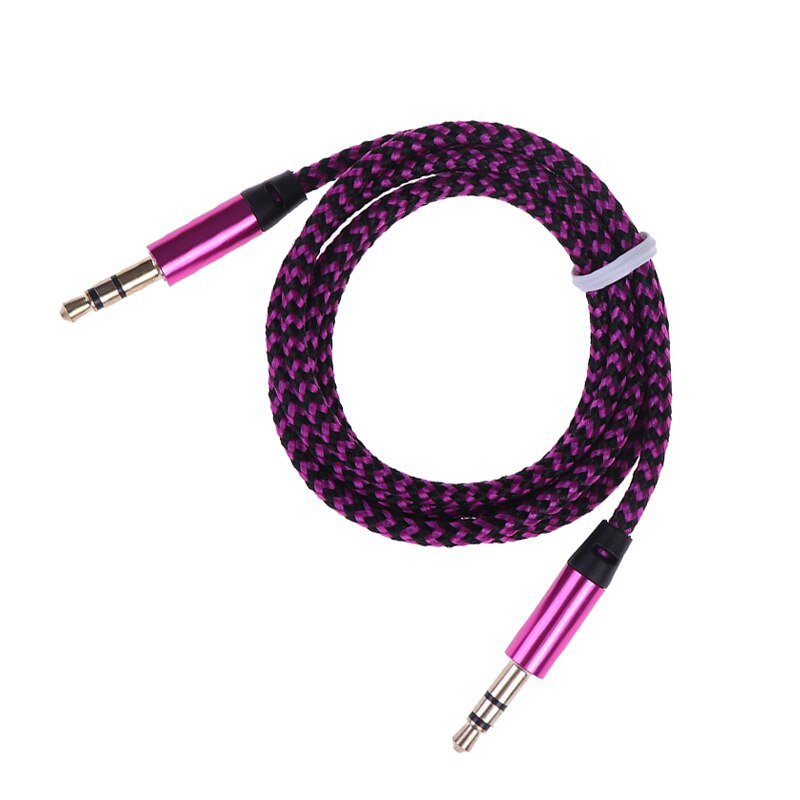 3.5mm Stereo Car Auxiliary Audio Cable 1M Male To Male for Smart Phone MP3 Tablet PC Aux 3.5mm Stereo Audio Cable