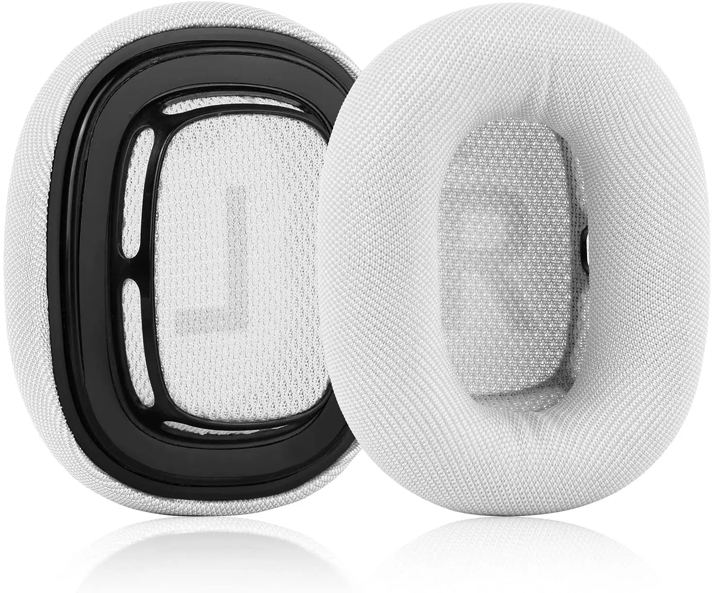 Replacement Ear Pad For Apple AirPods Max Earphone Memory Foam Cover Leather Earpads Headphone Sleeve Earphone Earmuff: WHITE