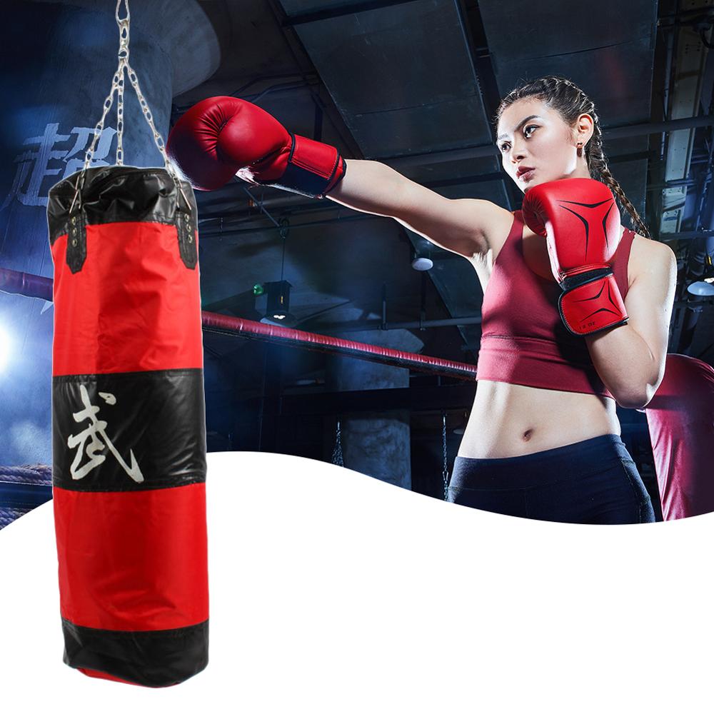 Boxing Punching Bag Set Training Fitness Hanging Kick Sandbag Adults Gym Exercise Muay Thai Empty-Heavy Boxing Bag