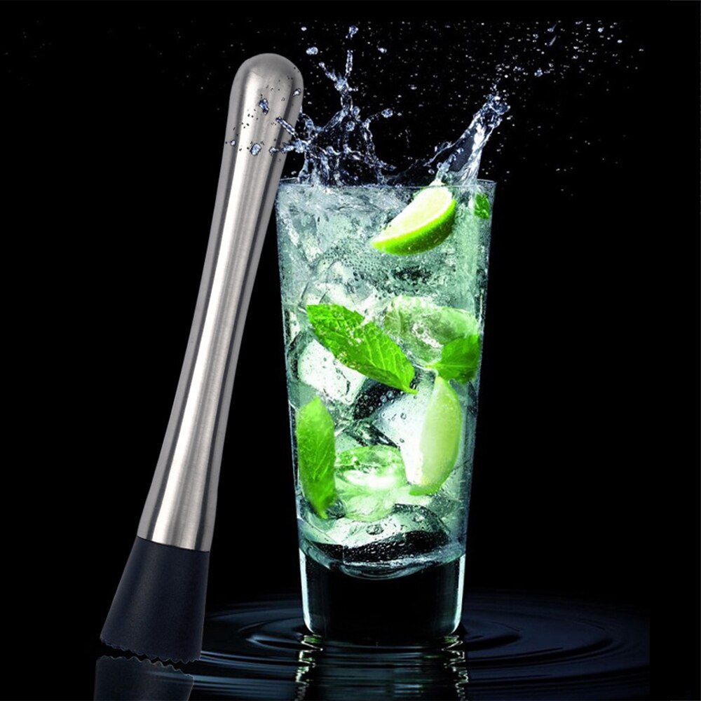 Edelstahl Bar Cocktail Mojito Mint Muddler DIY Trinken Obst Eis Cocktail Mixer Muddler Barkeeper Barware Bar Werkzeuge