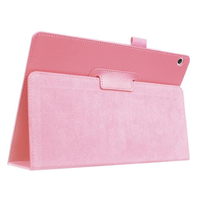 PU Leather Case For Huawei MediaPad T5 10 Cover for Huawei Media Pad AGS2-W09 AGS2-L09 AGS2-L03 AGS2-W19 10.1 inch Cover Cases: Pink