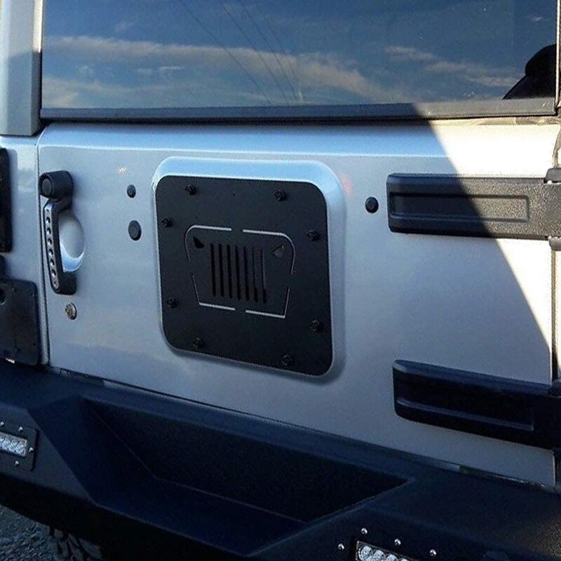 Reservewiel verwijderplaat en achterklep carrosseriepluggen compatibel voor jeep wrangler jk jku 2007 to