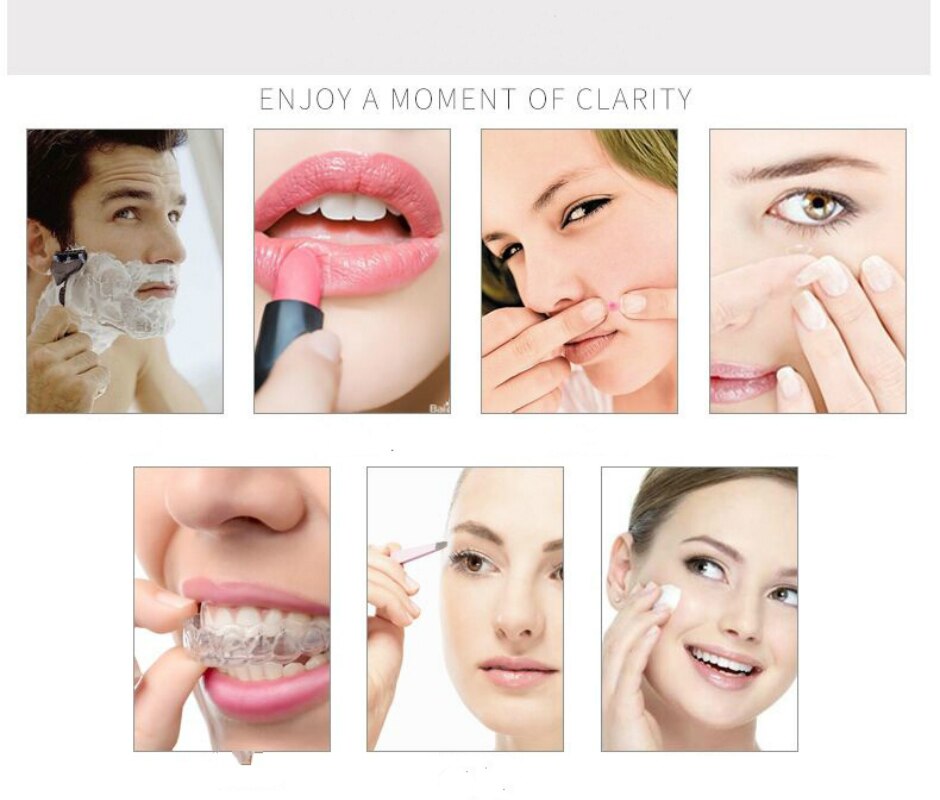 Narwaldate Moderen Boor-Gratis Badkamer Spiegel Make-Up Ijdelheid Scheren Spiegels Muur Zuig Vouwen Arm Verlengen Ronde Bad Accessoires