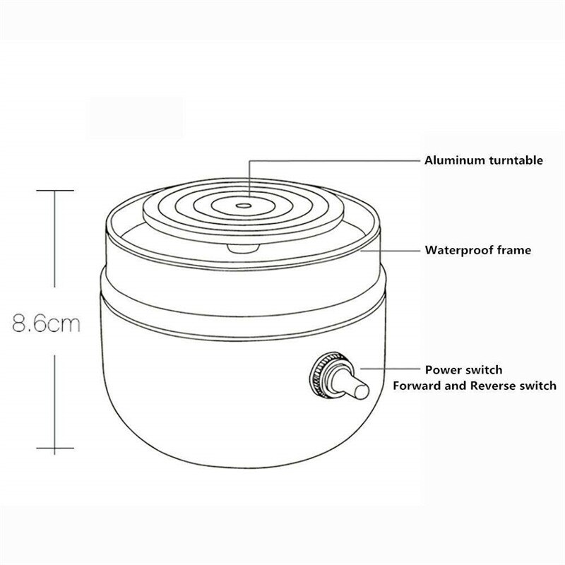 1500RPM Mini Pottery Wheel Machine Electric Pottery Wheel DIY Clay Tool with Tray for Adults Kids Ceramics Art