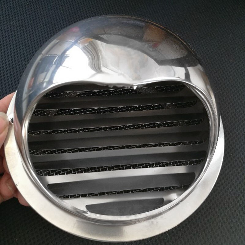 Rvs Air Vent Grille Duurzaam Muur Ventilatie Ducting Cover Grid Tool: 100mm