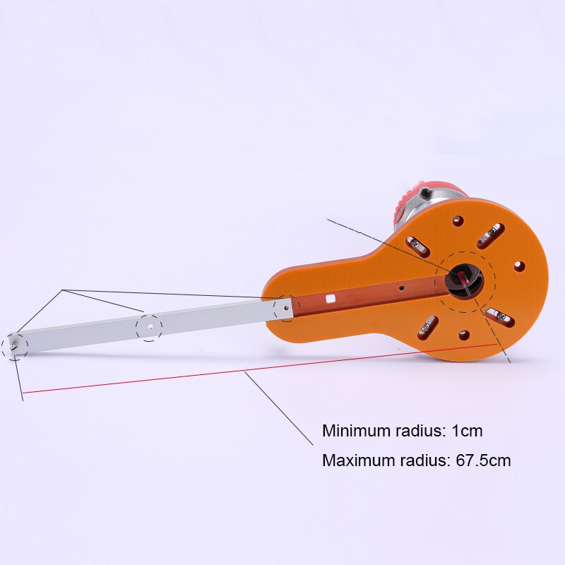 Voor Bosch Makita Elektrische Hand Trimmer Hout Router Frezen Cirkel Groef Cirkel Snijden Jig Houtbewerking Frezen Cirkel Groef