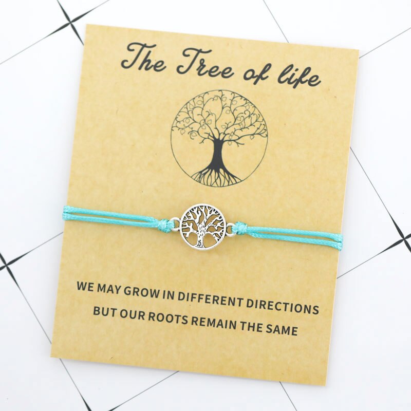 Lucky Tree of Life Bracelet for Women Men Red String Friendship Wish Bracelet Family Bracelet Summer Pretty Accessories