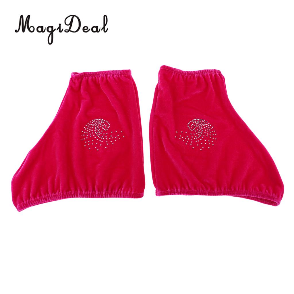 MagiDeal Velvet Ice Skate Boot Covers Guard Protector for Figure Skating