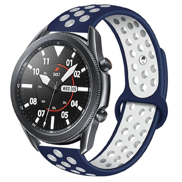 20mm pulseira para garmin vivoactive 3 música vivove hr silicone respirável pulseira esportiva para forerunner 245 645 venu sq cinta: 7