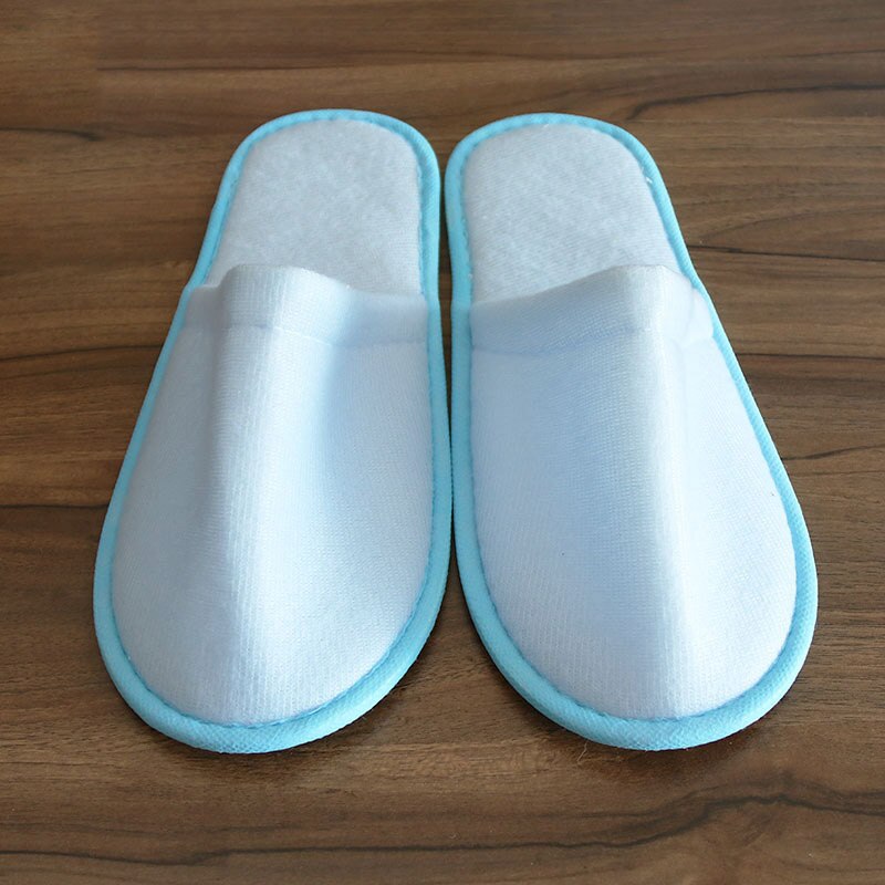5 paar Kinderen En Volwassen Hotel Reizen Spa Wegwerp Slippers Thuis Gast Slippers Witte Schoenen Wegwerp Slippers: 6