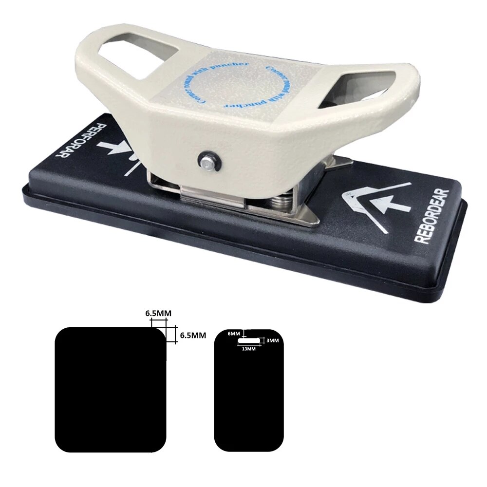 PVC ID Card Photo Badge Punching Tool paper cutter 2-in-1 tool does 1/4-inch Radius