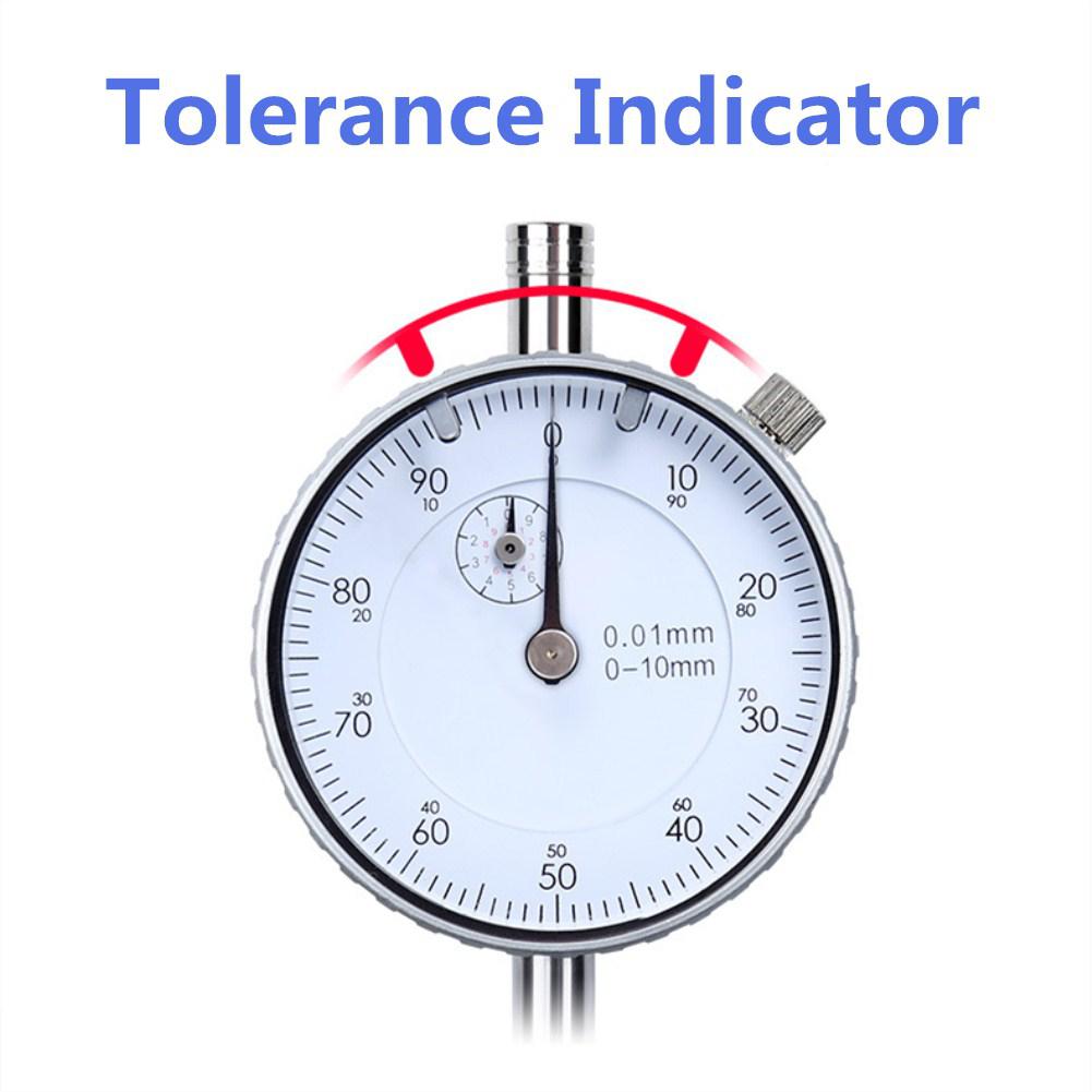 SOLLED Precision Tool 0.01mm Accuracy Measurement Instrument Dial Indicator Gauge Meter Precise Indicator