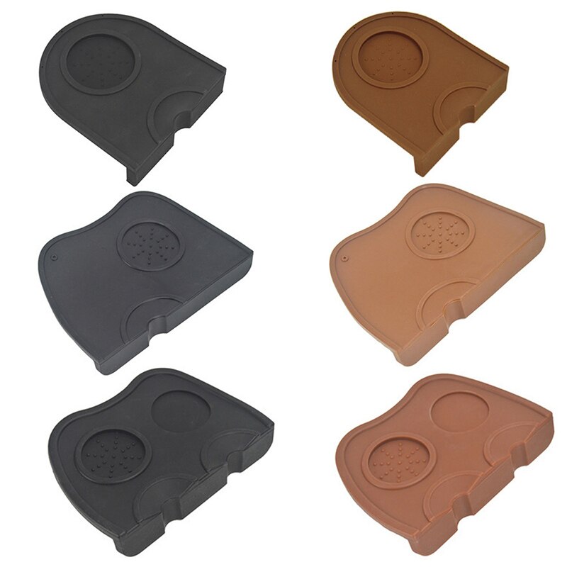 Barista kaffe skridsikker måtte espresso latte art pen sabotage holder pad pad kaffebeslag tampers kaffemølle blød silikone