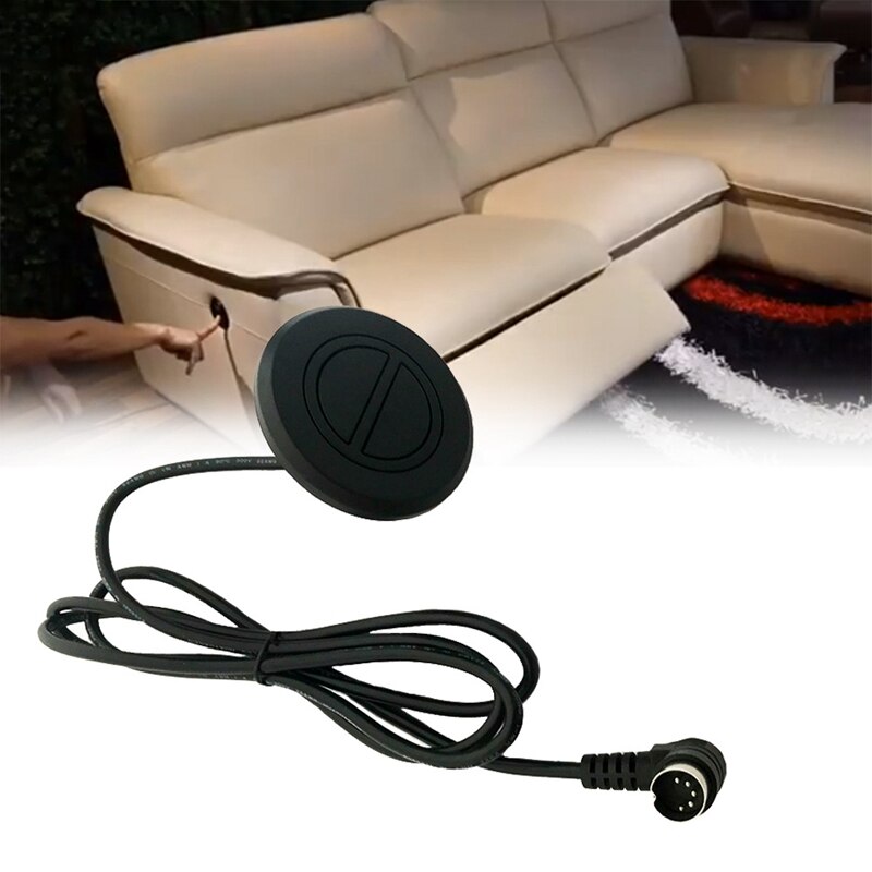 Elektrische Fauteuil Schakelaar 2 Knop 5 Pins Ronde Hand Schakelaar Voor Huishoudapparatuur Verstelbare Bed Lift Stoelen Fauteuils
