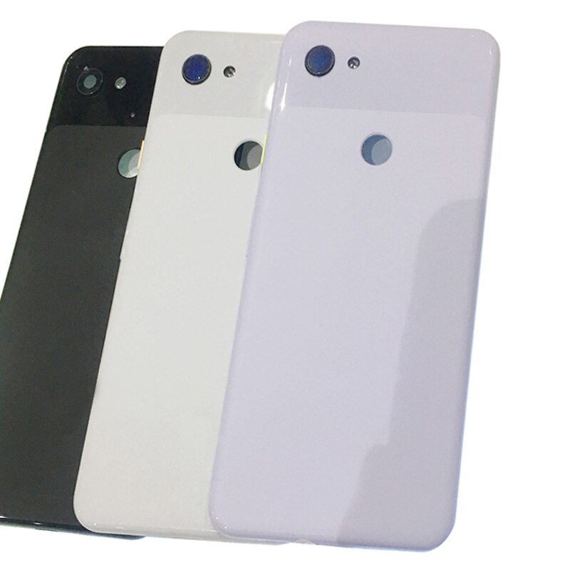 Coperchio della batteria alloggiamento dello sportello del pannello di vetro posteriore per Google Pixel 3A 3A XL coperchio posteriore con parti di ricambio del Logo del telaio della fotocamera