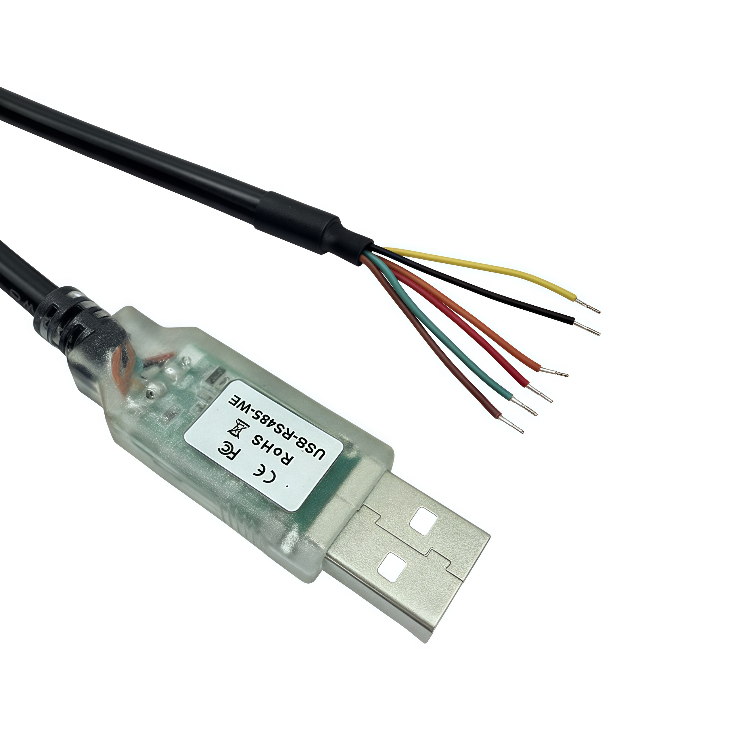 Feanteek USB-RS485-WE-1800-BT USB TO RS485 Serisl Cable FTDI FT232RQ USB to RS485 Serial Adapter Converter Communication Cable