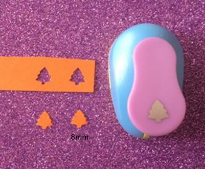 Free Ship many size Christmas Tree Shape craft punch Scrapbooking School DIY Cedar Paper Cutter EVA foam Trees Hole Punches: 8mm