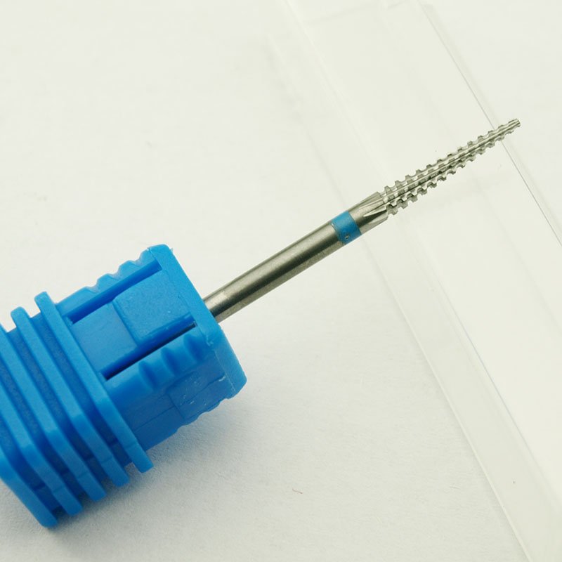 6 tipos de brocas de carburo de tungsteno para uñas, accesorios de taladro para manicura, herramientas de belleza eléctricas para uñas,: 2.3mm