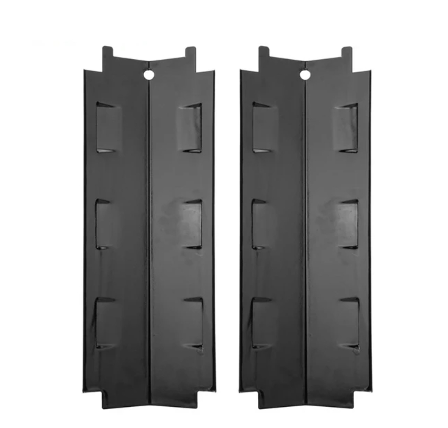2 stk. gasgrill varmeplade bbq varmetelt reservedele charbroil grill dele bbq grill varmeplade: Hvid