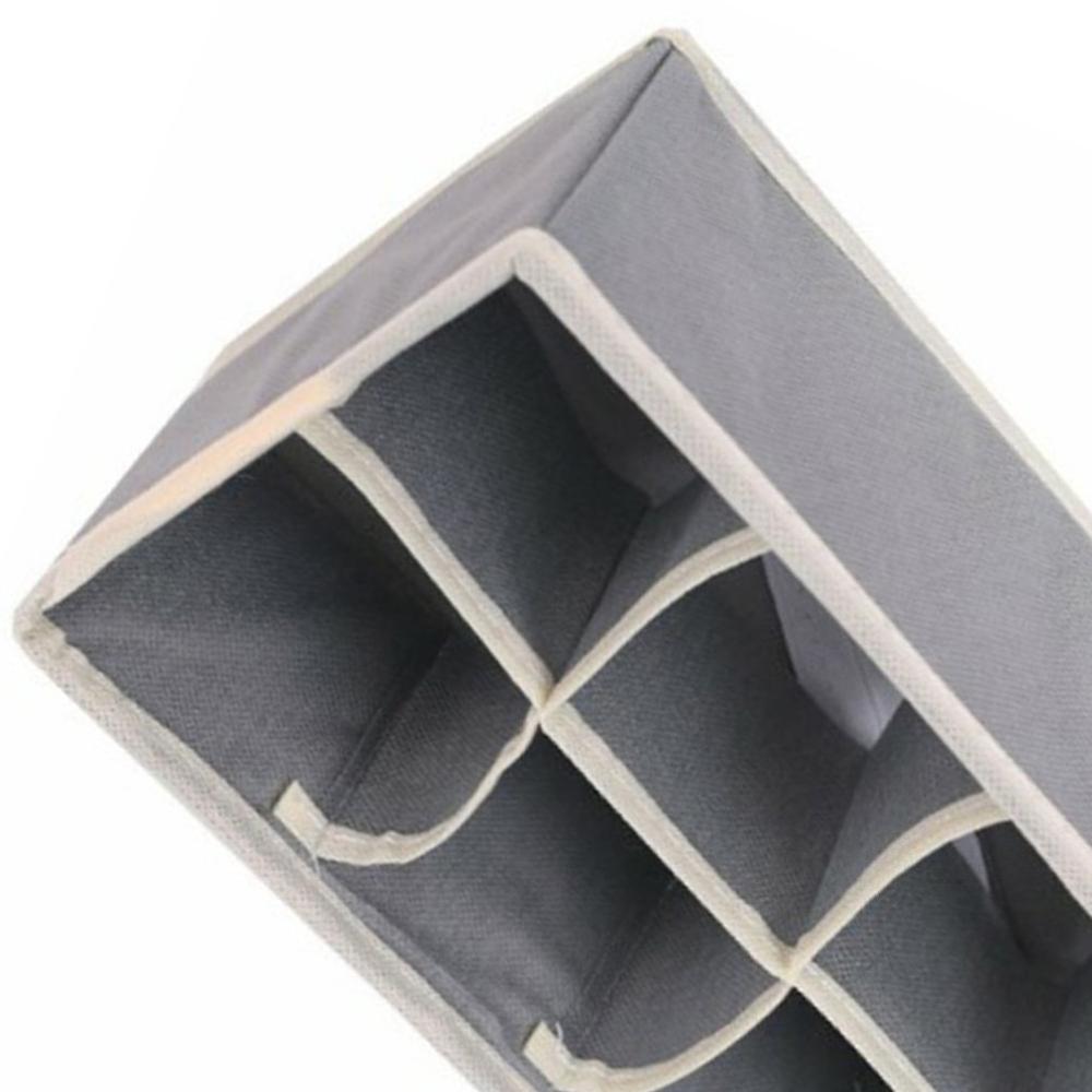 Składane szuflady organizery schowek etui na biustonosz krawaty bielizna skarpetki szalik organizery szuflady szary