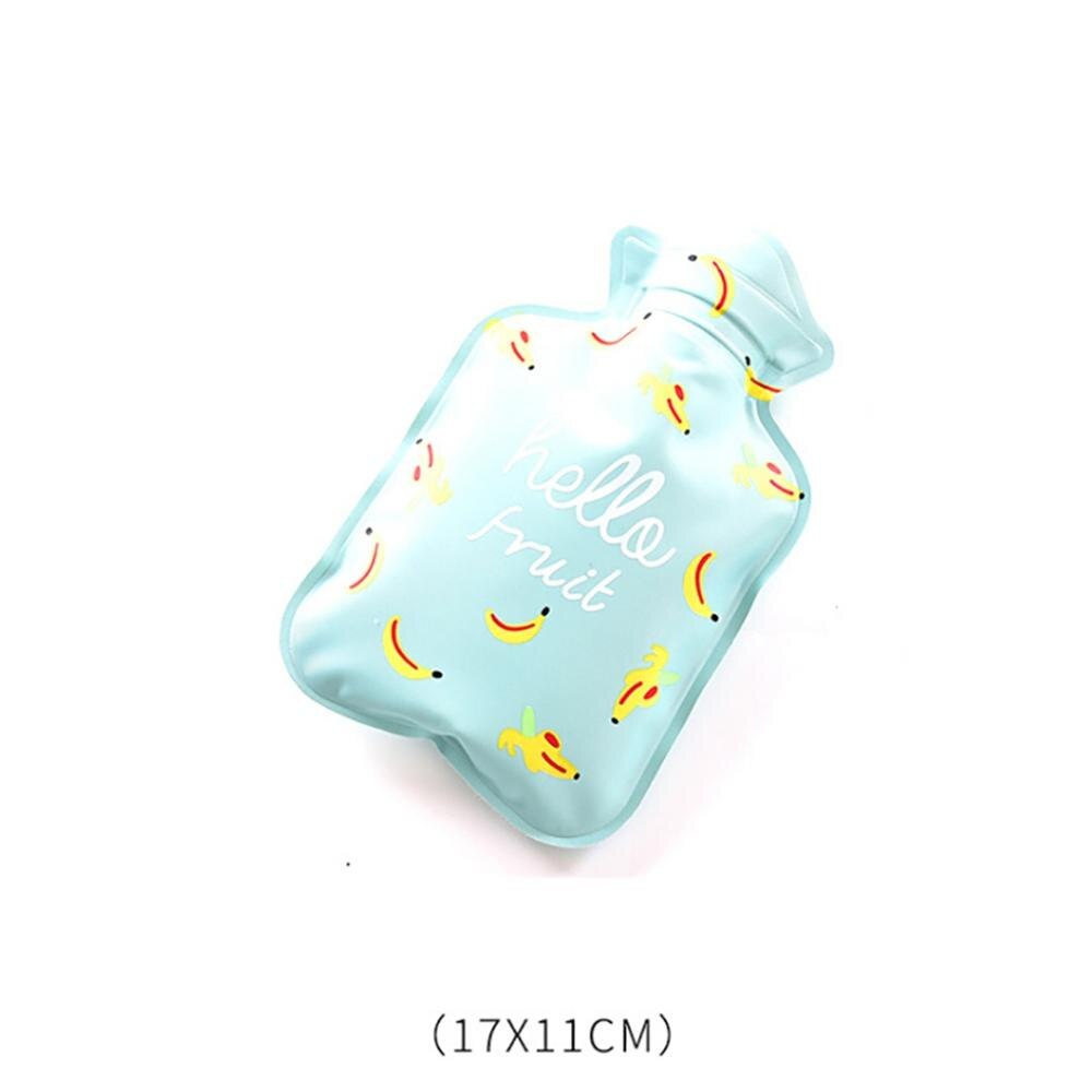 Cartoon Printed Mini Water Bottles Water Injection Explosion-proof Warm Heater Bag For Hand Feet Belly Warmer: A5