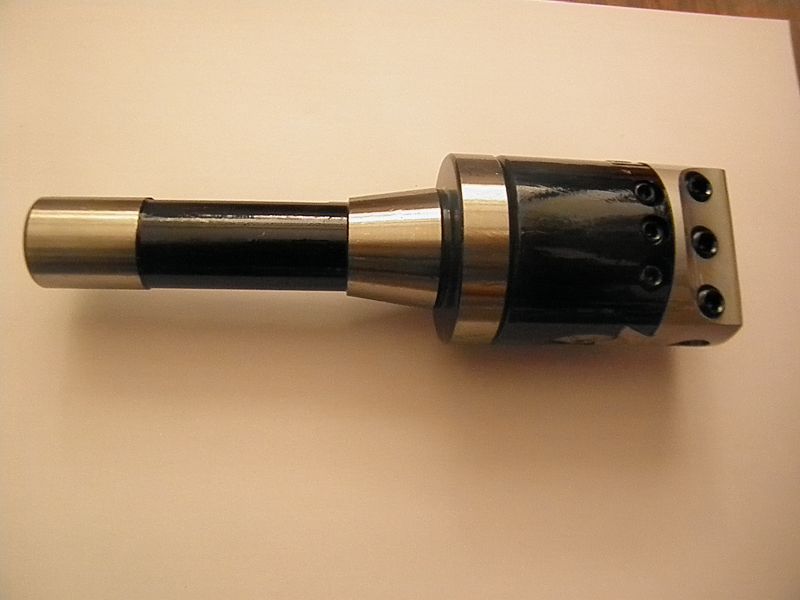 F1-3/4in Boring Head Adjustable R8 F1 Shank Durable For Wood Metalworking Lathes