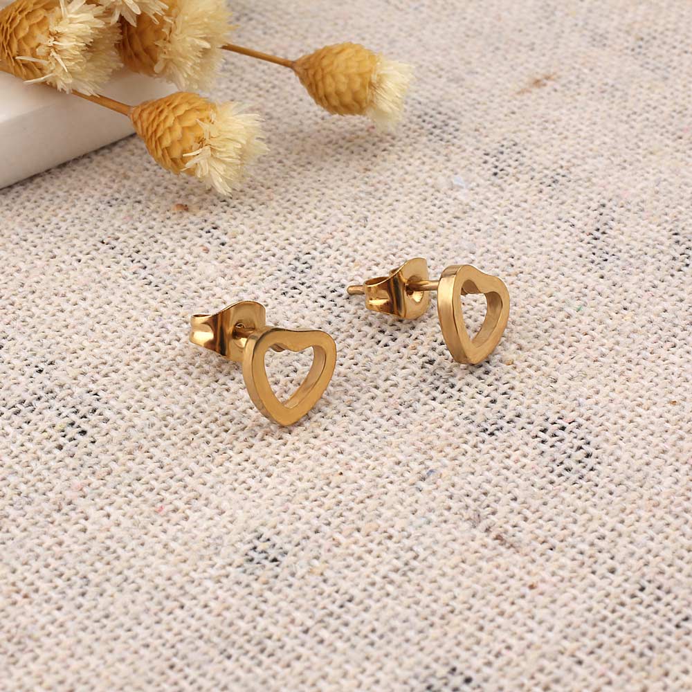 neue fein4U N007 316L Edelstahl Schmuck setzt Für Frauen Herz Anhänger Halskette & Ohrringe Hochzeit Schmuck-einstellen