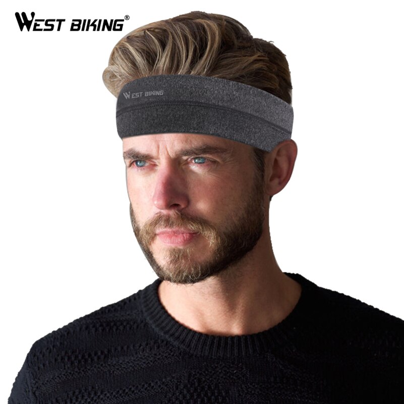 WEST BIKING-Banda Elástica Antideslizante y Transpirable para el Pelo, Cinta Deportiva, Baloncesto, Fitness, Vóleibol, Yoga, para Mujer y Hombre