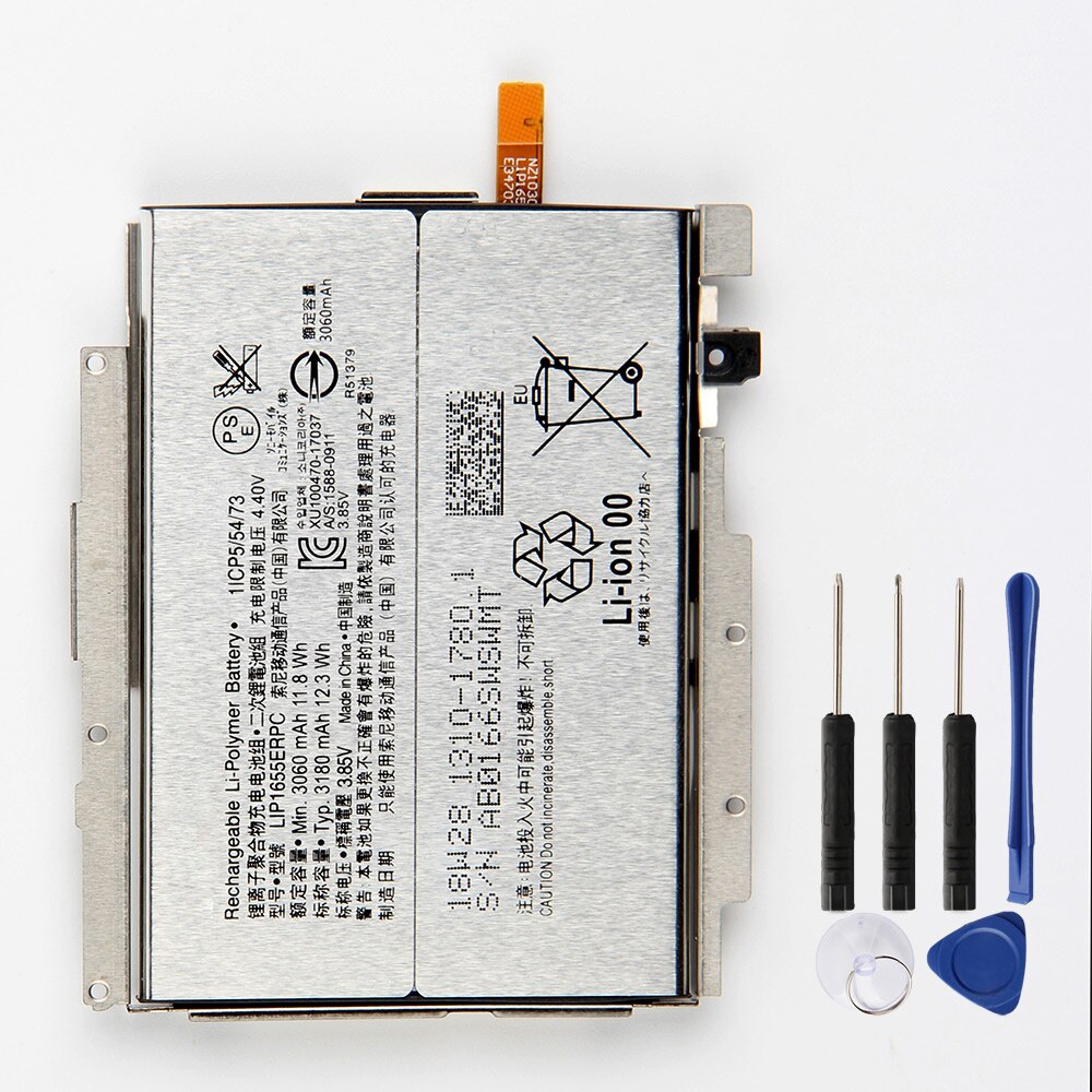 Originele Vervangende Batterij LIP1655ERPC Voor Sony Xperia XZ2 H8296 3180Mah Telefoon Batterij