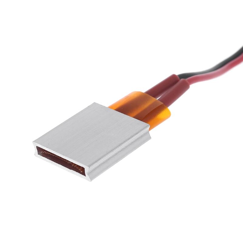 12v ptc keramisk elektrisk värmeplatta aluminiumskal keramikplåt konstant temperaturvärmare