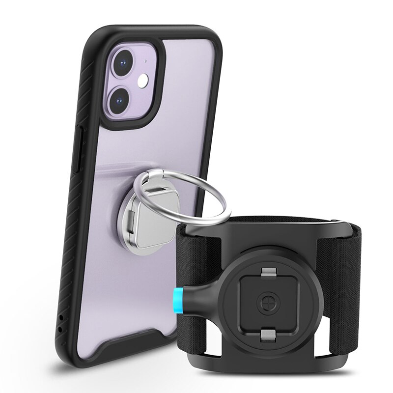 LINGYOU Sports Running Armband Wristband Phone Holder with Shockproof Phone Case for iPhone 12/12 Mini/ 12 Pro/12 Pro Max