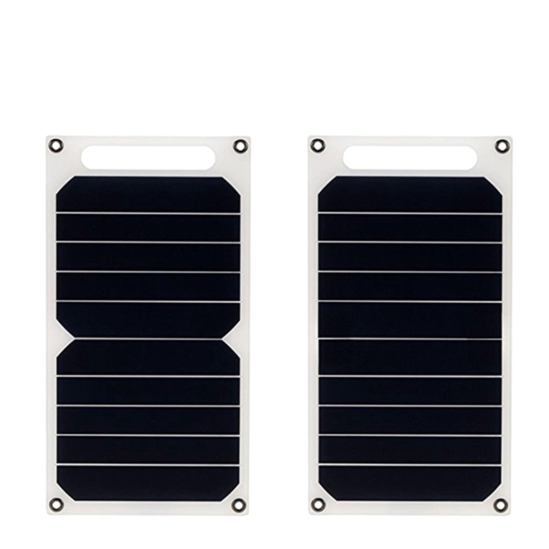 CLAITE 5V 10W DIY Solar Panel Slim Light USB Battery Charger Portable Power Bank Pad Universal Kit Complete Phone Lighting Car