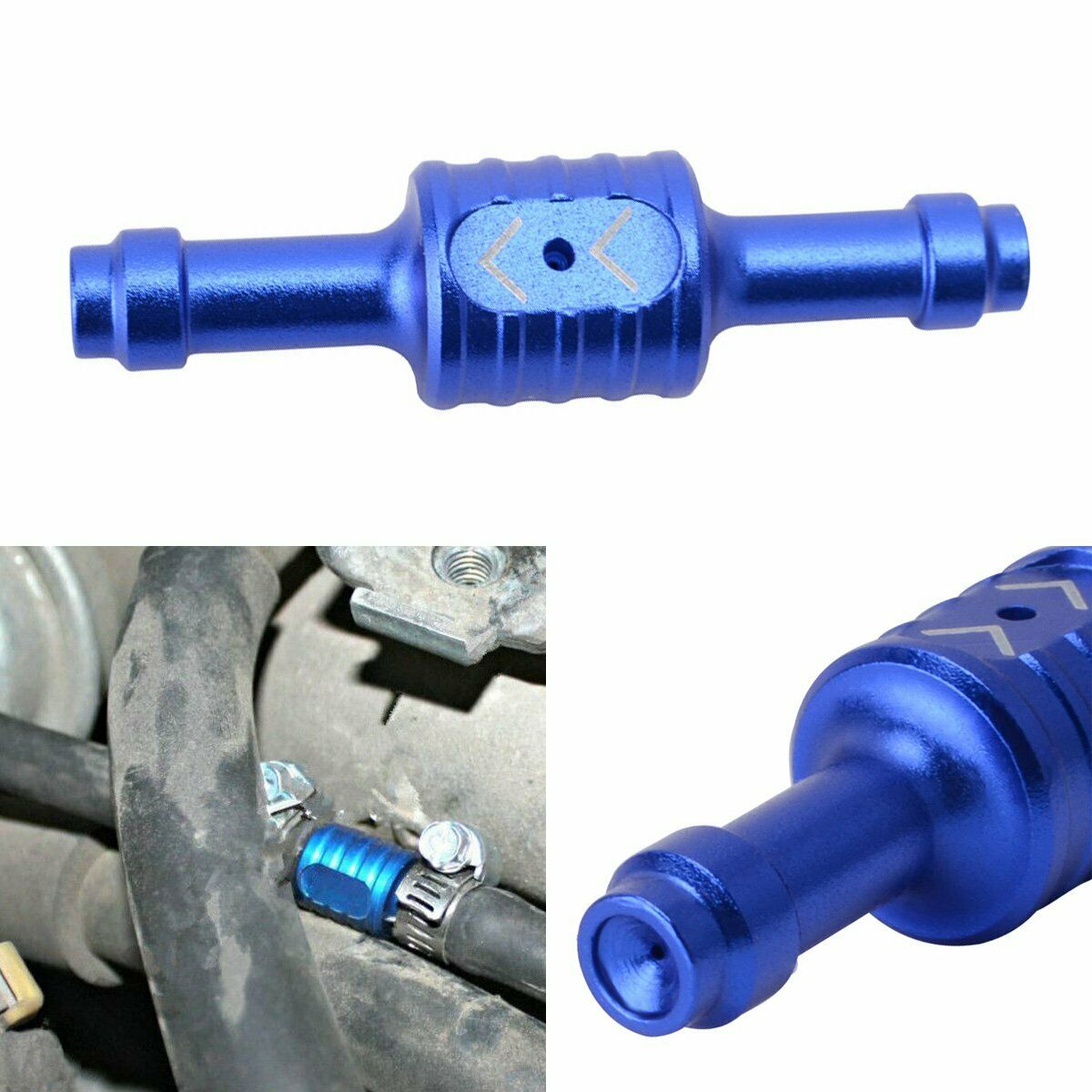 Engine Boost 2001-2004 Increase With clamps Blue 5.4x1.4cm 2.13x0.55inch
