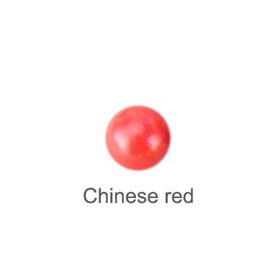 CLUCI 6-8mm Akoya Branello Della Perla per Le Donne Monili Che Fanno Coltivate Branelli Della Perla Delle Donne 16 di Colore Rotonda Akoya sciolto Perla SZ005SB: Chinese red