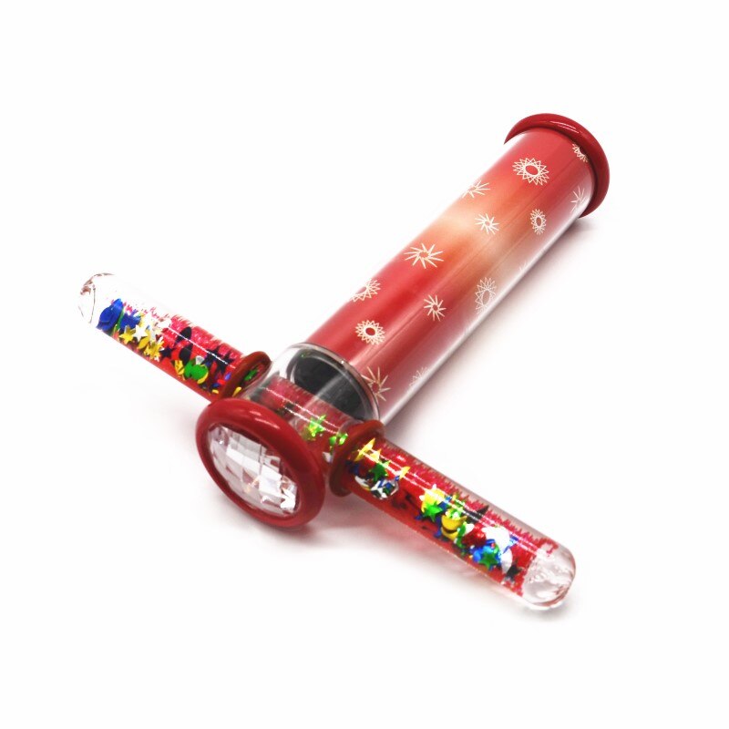 Fantastische Angebot Nette Lustige Bunte Kaleidoskop für freundlicher Flüssigkeit Fantasie funkeln Wunder Zauberstab Kreuz bilden: rot  Stern Karosserie