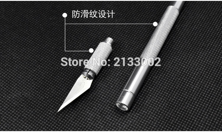 Herramientas de tallado de madera de Metal antideslizante, fruta, escultura artesanal, grabado, cuchillo de utilidad con 6 cuchillas para suministros de Arte de papelería