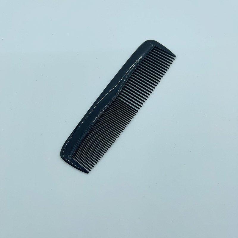 Mini Double Side Hair Brush Pro Beards Comb Anti-static Hair Combs Plastic Barber Hair Comb Salon Accessories Hairs Styling Tool: black